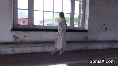 Unfaithful British Mature Lady Sonia Pops Out Her Giant Globes