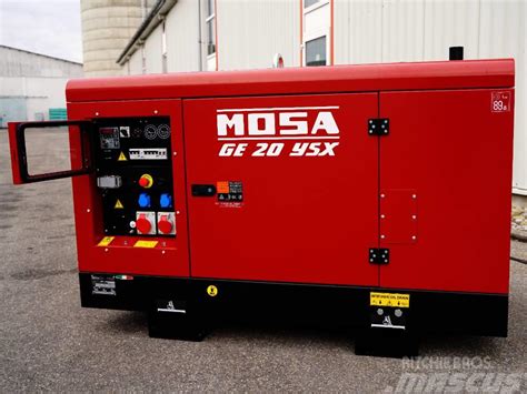 Mosa Stromerzeuger Ge 20 Ysx 20 Kva 16 Kw 400v 2022 84307