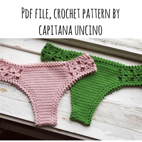 Crochet Lingerie Pattern Pdf Etsy