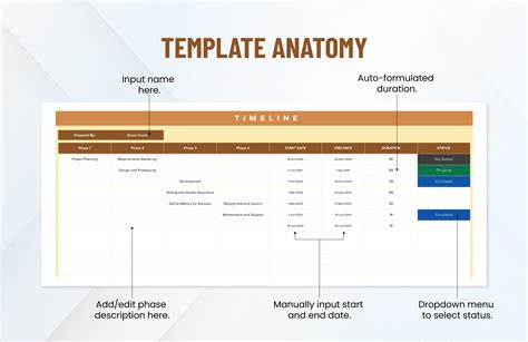 Timeline Template in Excel, Google Sheets - Download | Template.net