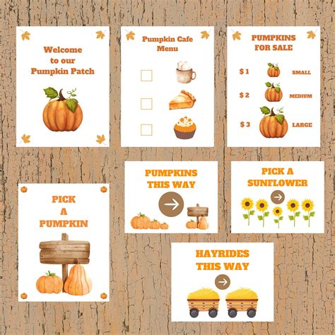 Dramatic Play Pretend Play Pumpkin Patch Preschool Printables