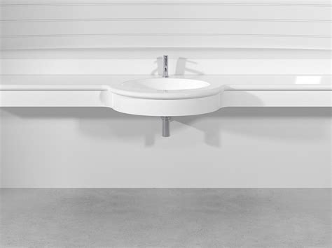 Wall Mounted Washbasin Oval Small Technova S R L Pietraluce