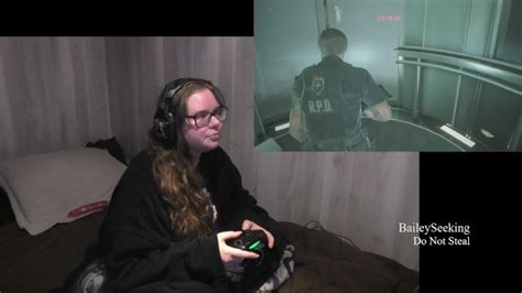 Bbw Gamer Girl Drinks And Eats While Playing Resident Evil Part