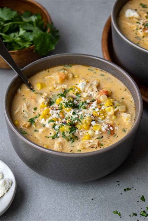 Mexican Corn Chicken Soup Stephanie Kay Nutrition