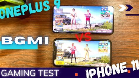 OnePlus 9 Vs IPhone 11 BGMI Gaming Test 90 FPS Vs 60 FPS YouTube