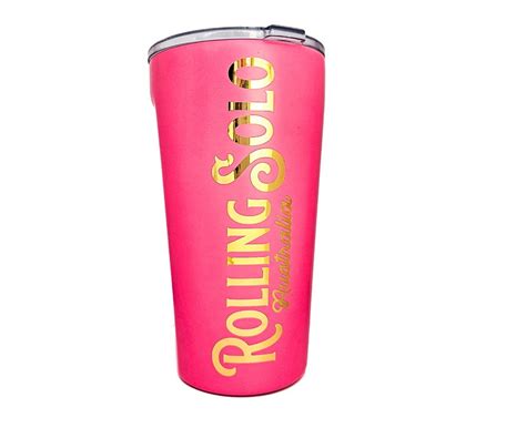Roller Hot Pink Tumbler Rolling Solo Australia