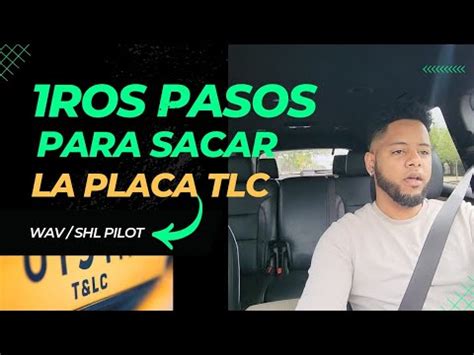 Cómo obtener la placa TLC WAV SHL Pilor Como Trabajar Uber y Lyft