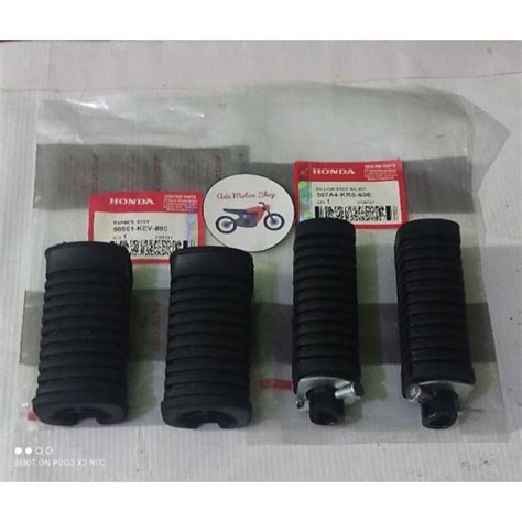 KARET STEP BARSTEP SET DEPAN BELAKANG ALL MOTOR HONDA BEBEK SUPRA X