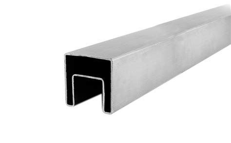 Труба нержавеющая профильная с пазом под стекло, купить в Москве, цена ...