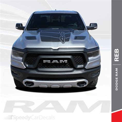 2021 2022 Ram 1500 Rebel Hood Stripes Reb Hood 2019 2020 2021 2022 2022