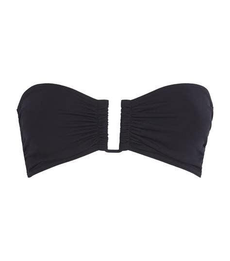 Womens Eres Black Show Bandeau Bikini Top Harrods Us