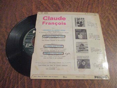 45 Tours CLAUDE FRANCOIS Amoureux Du Monde Entier EBay