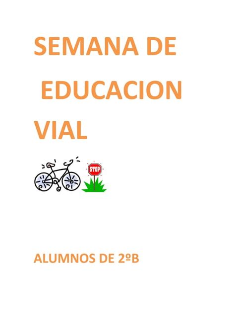 Semana Educacion Vial Pdf