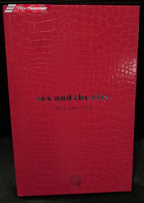 Sex And The City Kiss And Tell Original Hardcover Book Ronsusser