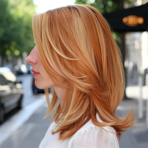 Verbluffende Strawberry Blonde Kleuridee N Voor