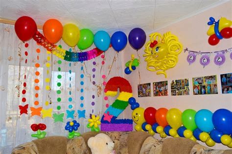 Украсить комнату на 2 года мальчику на день рождения - фото