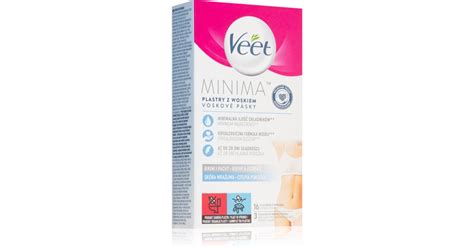 Veet Minima Hypoallergenic Depilatoin Wax Strips For Bikini Area Notino Ie