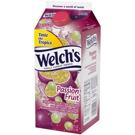 Welch S Passion Fruit Flavored Fruit Juice Cocktail Blend Fl Oz