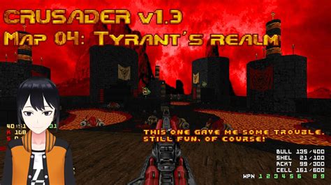 Doom 2 Crusader V13 Map 04 Tyrants Realm Youtube