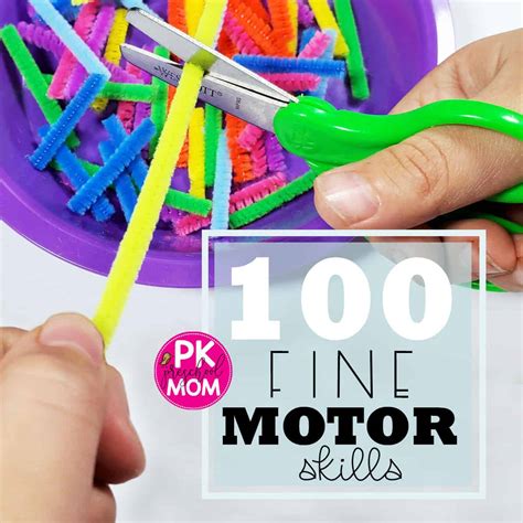 Ultimate Fine Motor Skills Checklist: 100 Fine Motor Skills for Kids ...