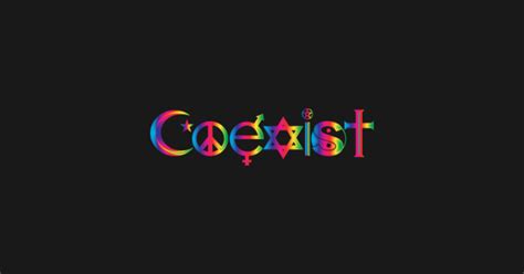 Coexist - Coexist - Sticker | TeePublic