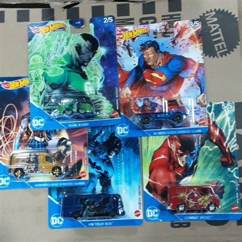 Hot Wheels Premium Dc Superheroes Set Sobre Rodas