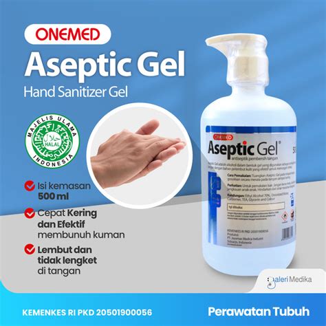 Jual Aseptic Gel Ml Hand Sanitizer Antiseptic Standard Rumah Sakit