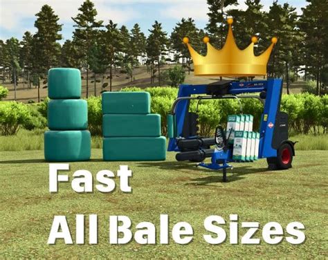 Fast Wrapping For All Bale Sizes V1 0 0 0 FS25 Mod Farming Simulator