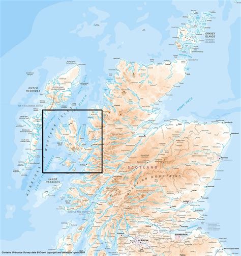 Isle Of Skye Scotland Map Map