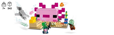 Конструктор LEGO Minecraft 21247 Дом-Аксолотль на 242 детали | лего ...