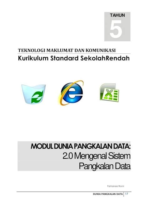 Pdf Tmk Tahun Modul Pdp Sistem Rangkaian Dan Dunia Internet Bhg