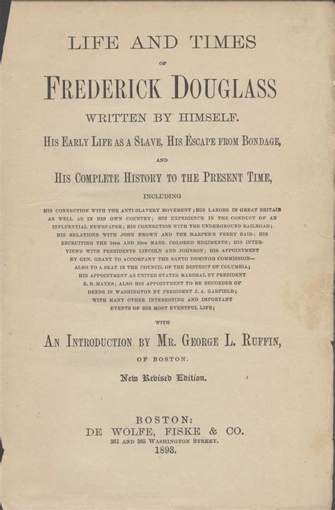 Which Concrete Detail Is Most Relevant To Frederick Douglass Autobiography 7