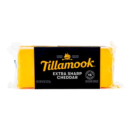 Tillamook X-Sharp Colored Cheddar 8 oz – Marin Cheese