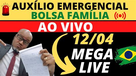 AO VIVO AUXÍLIO EMERGENCIAL ÚLTIMAS ATUALIZAÇÕES FLUXO DE