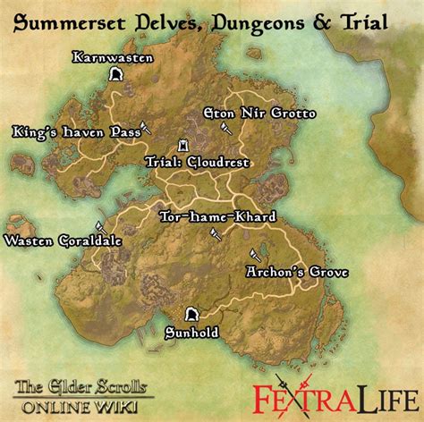 Eso Summerset Treasure Map