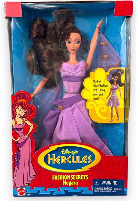 Vintage Disney Hercules Megara Doll Fashion Secrets Meg Mattel 1996 ...