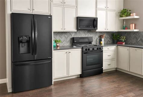 Lg Matte Black Kitchen The Sleek Chic Kitchen Space Youve Been