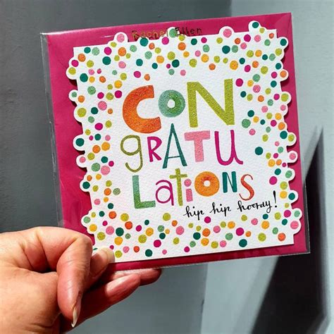 Dotty Congratulations Card From The Dotty House