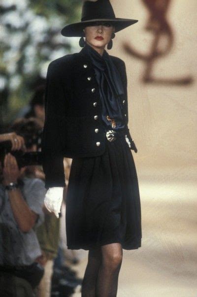 Yves Saint Laurent Autumn Winter 1989 Couture Yves Saint Laurent