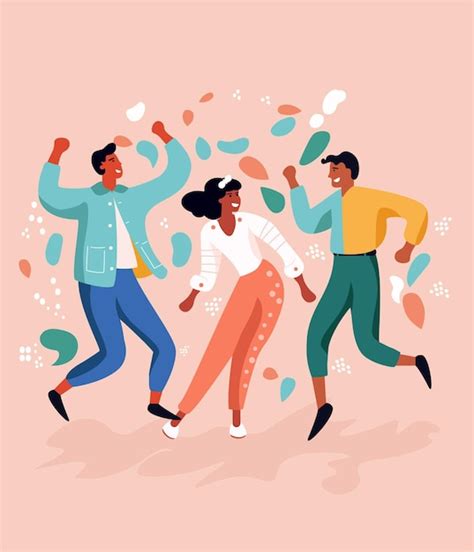 Premium Vector Dancing People