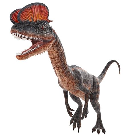 Dilophosaurus Theropod Dinosaur From The Early Jurassic Period 3d
