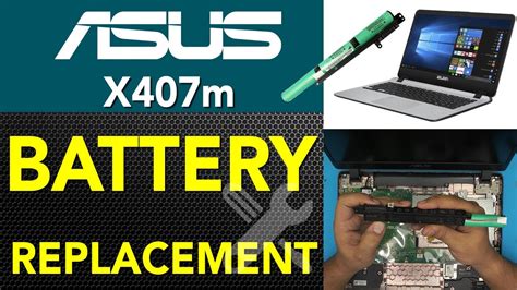 ASUS X407m Battery Replacement YouTube