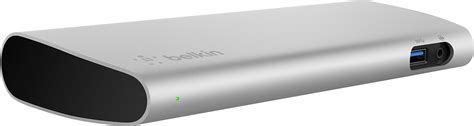 Best Buy: Belkin Thunderbolt 2 Docking Station Brushed Aluminum F4U085TT