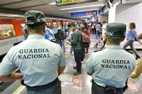 Presencia De La Guardia Nacional En El Metro CDMX Redujo En 61 El Robo