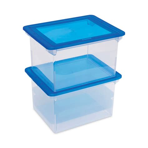 Stx61508u01c Storex Plastic File Tote Storage Box Zuma