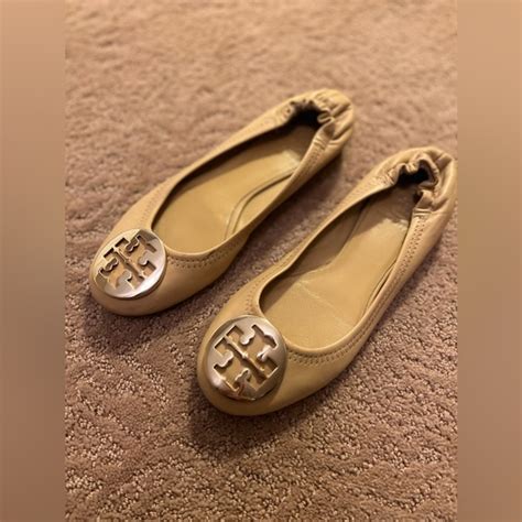 Tory Burch Shoes Tory Burch Reva Ballet Flats In Nude Sold Out