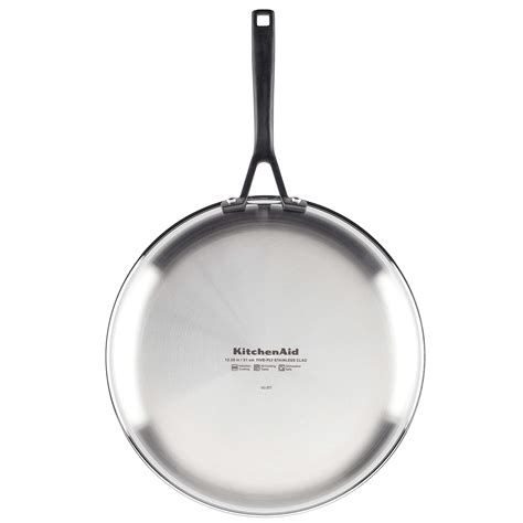 Kitchenaid Ply Clad Polished Stainless Steel Fry Pan Skillet Inch