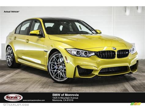 2017 Austin Yellow Metallic BMW M3 Sedan #116633351 Photo #3 | GTCarLot ...