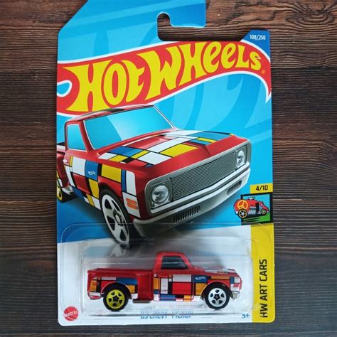 Jual Hot Wheels Chevy Pickup Merah Hw Art Cars Shopee Indonesia
