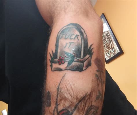 Fuck It Get A Tattoo Done At Showdown Tattoo In Edmonton AB Sorry About The Bad Lighting R